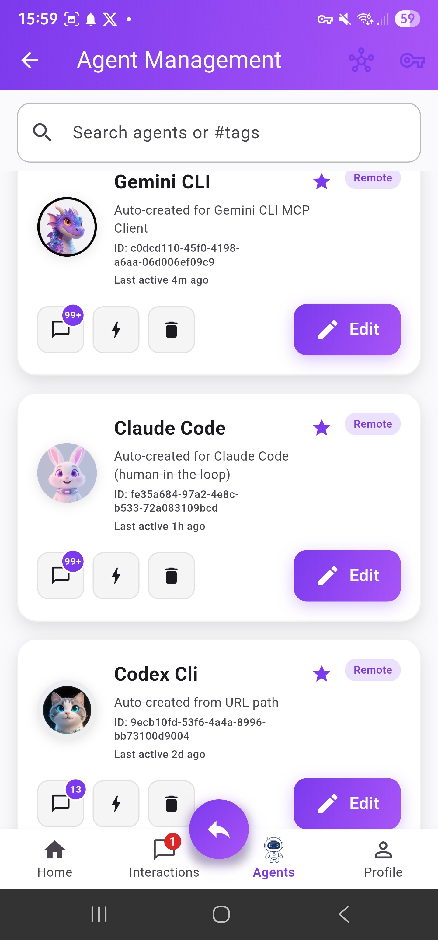 Local and Remote Agents