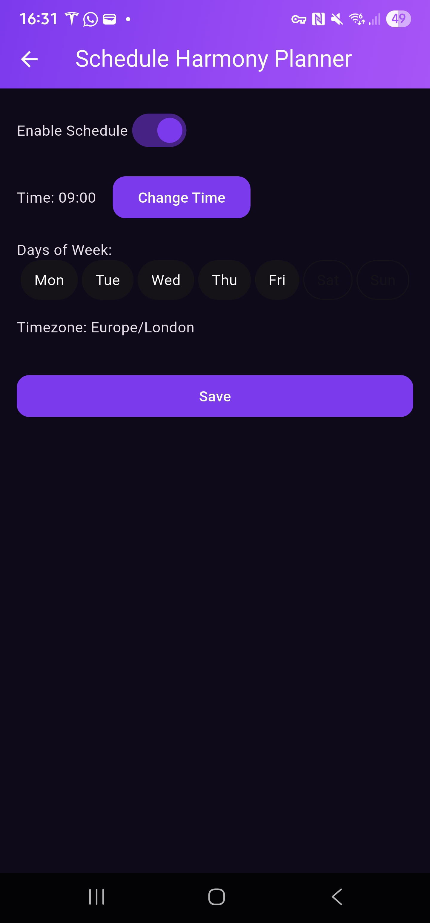 Agent Scheduling Interface