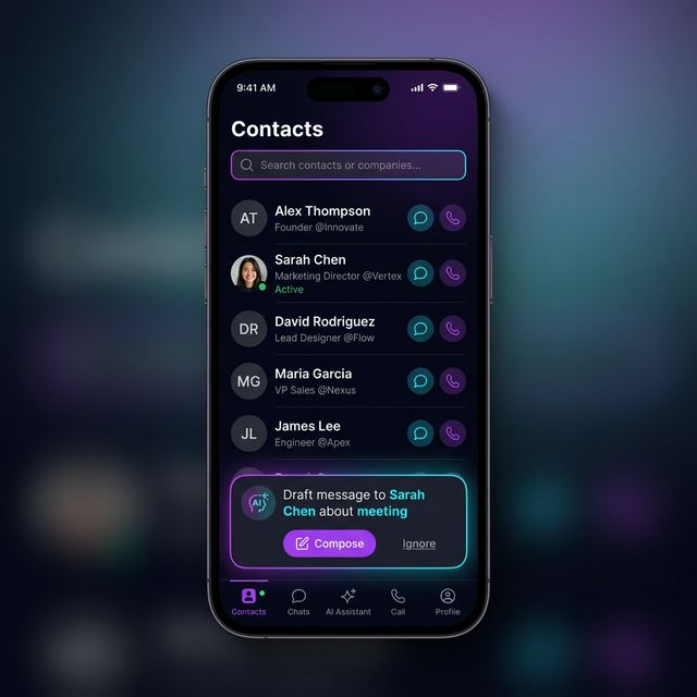 Runs your day - Calendar and Contacts
